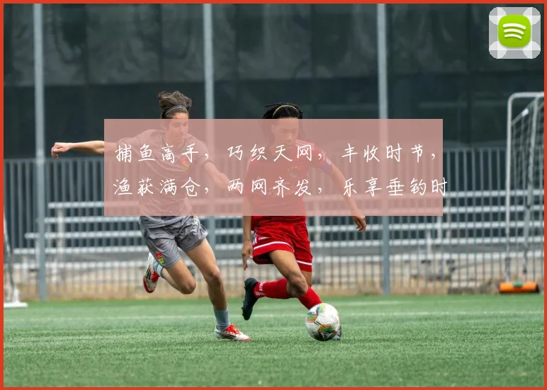 捕鱼高手，巧织天网，丰收时节，渔获满仓，两网齐发，乐享垂钓时光